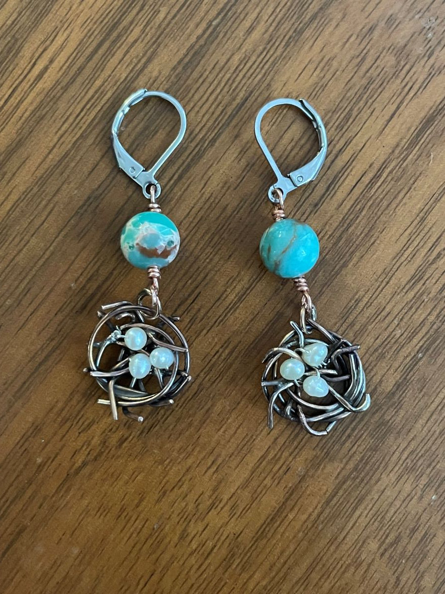 Bird's Nest Earrings