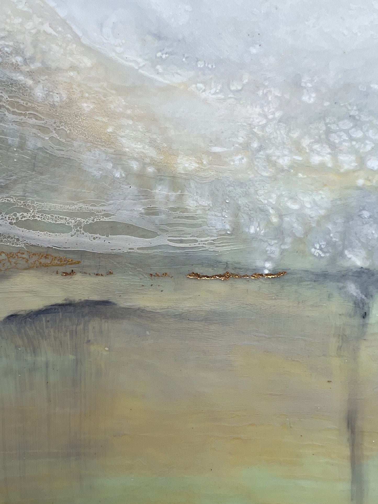 Split Wood and Silver Grain Sparkle