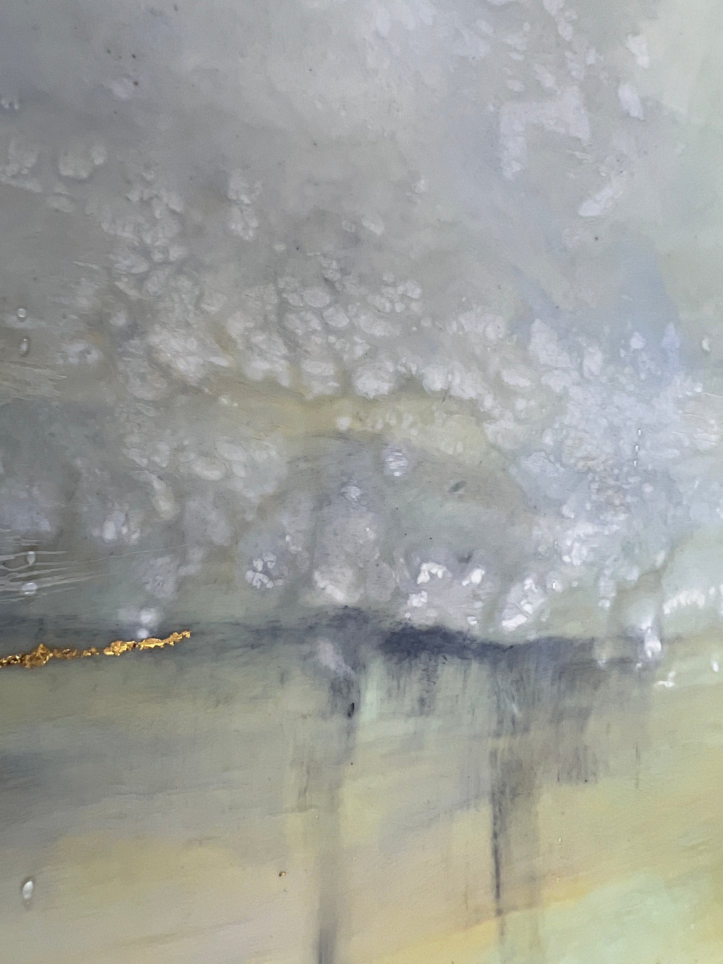 Split Wood and Silver Grain Sparkle