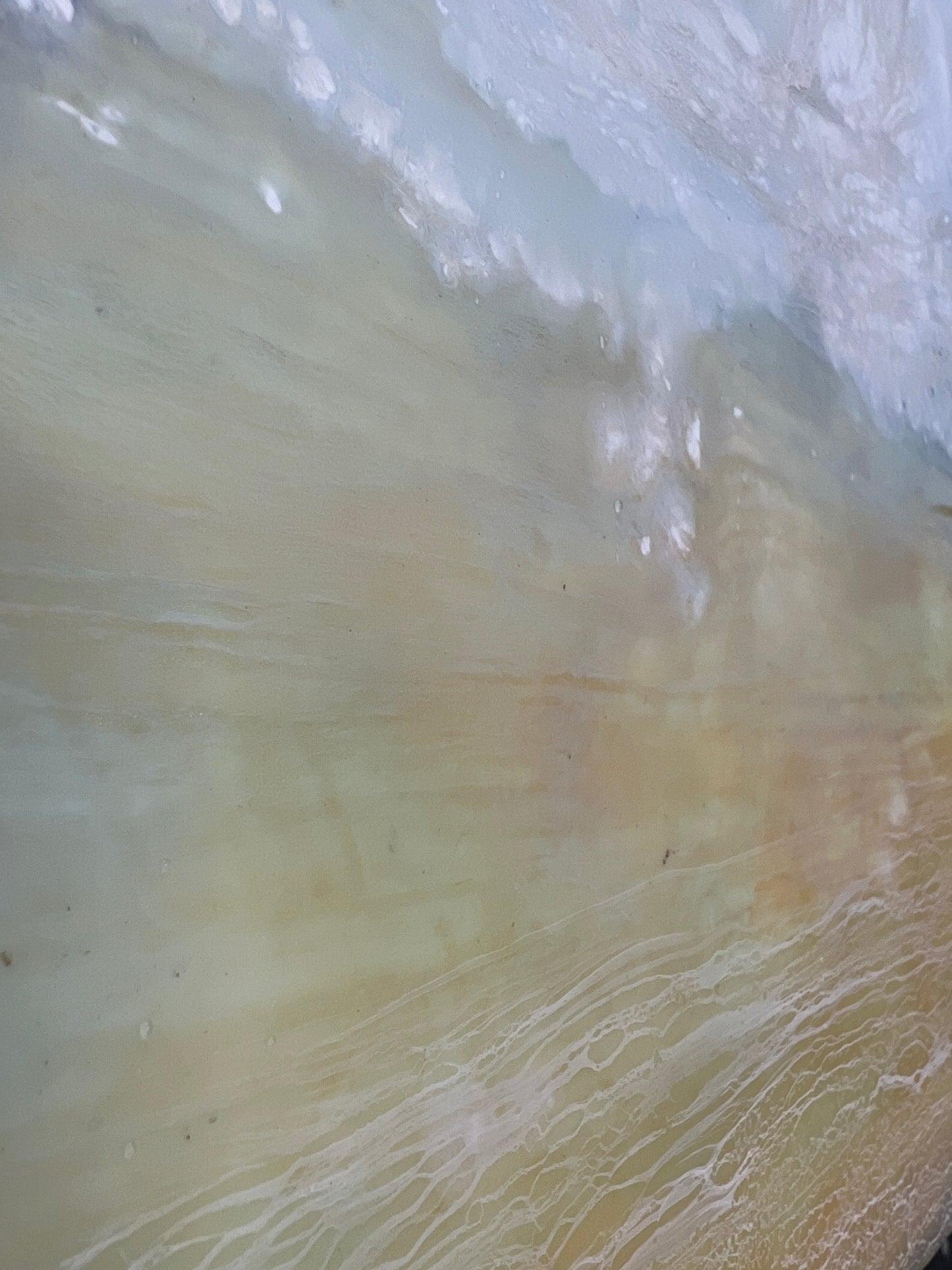 Split Wood and Silver Grain Sparkle