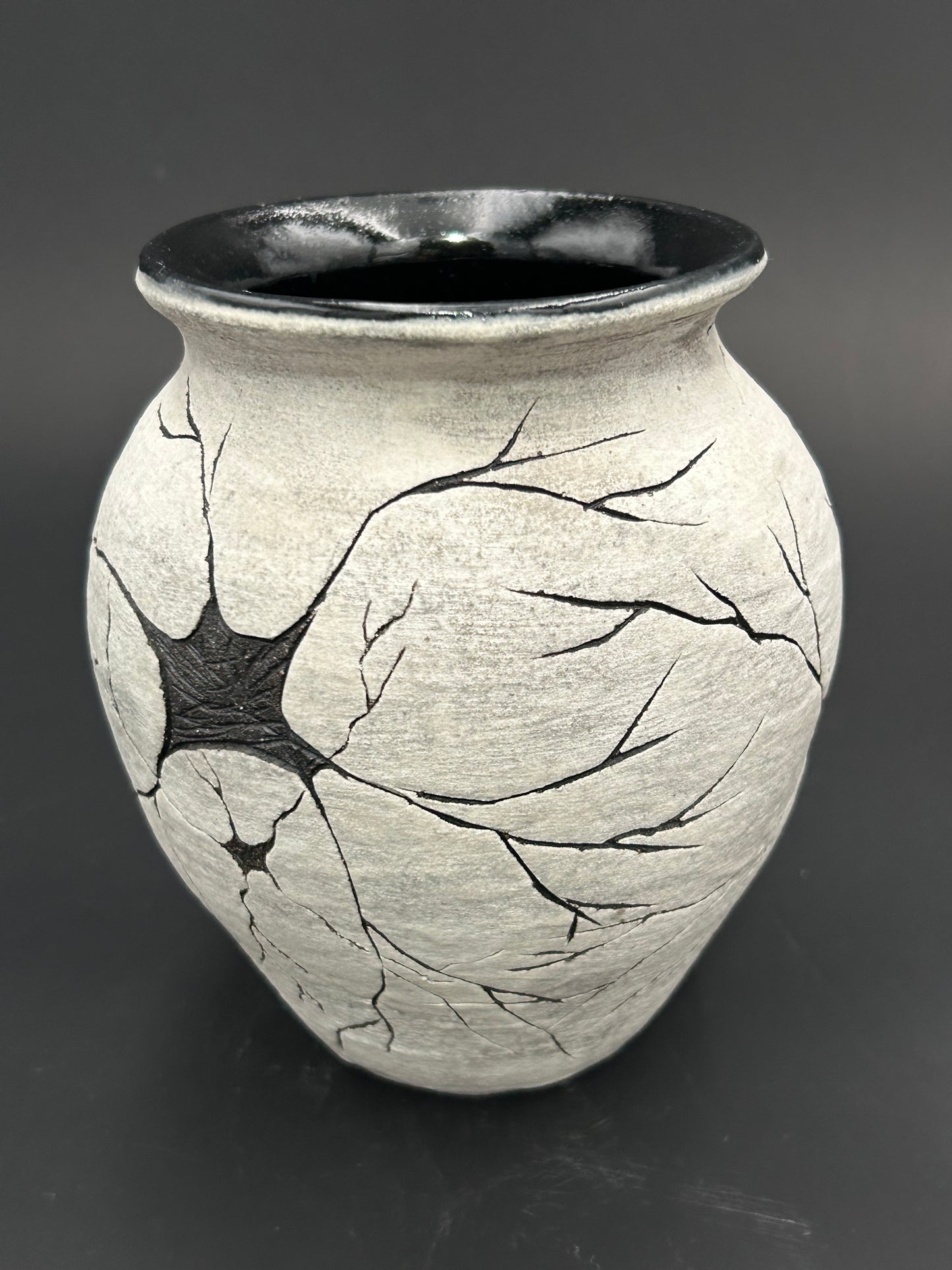 Neuron Sgraffito Vase
