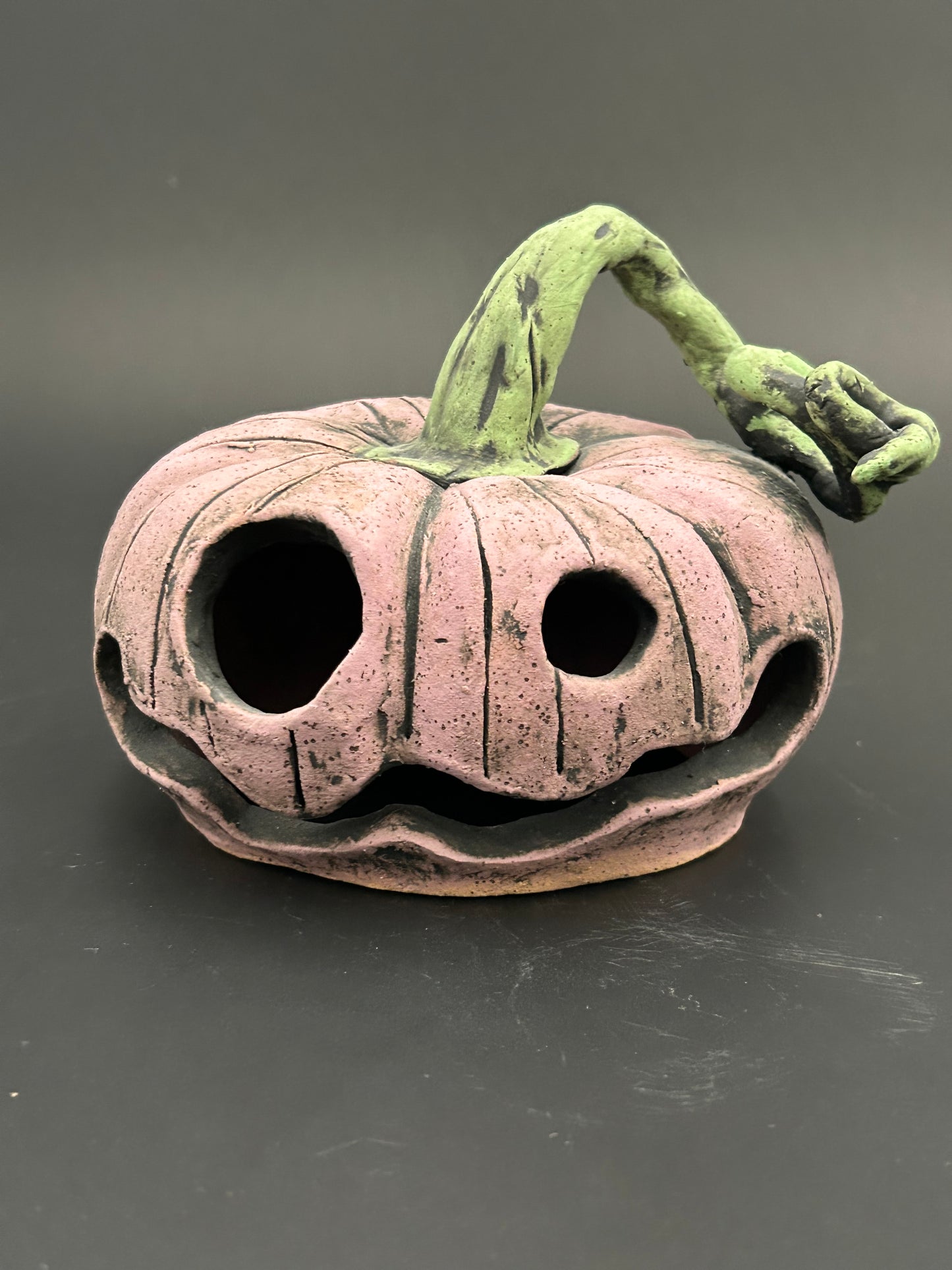 Purple Jack O Lantern Luminary