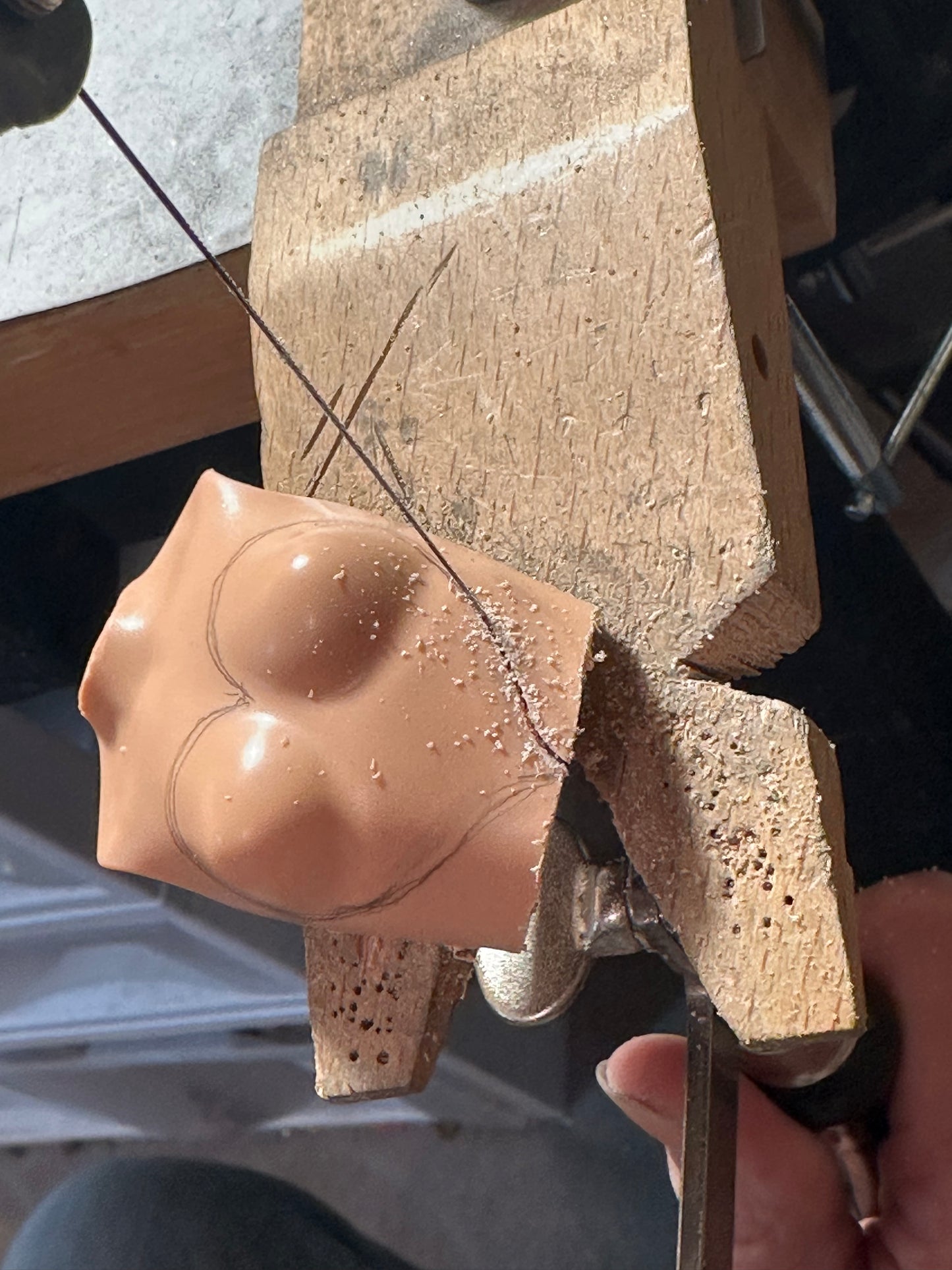 Brown Breasted Heart Throb Necklace