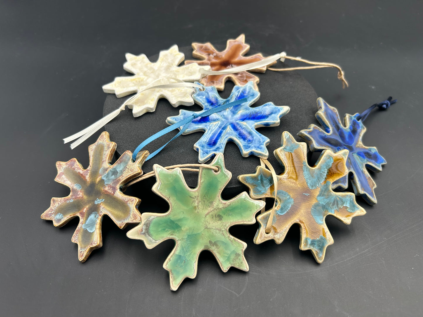 Crystalline Snowflake Ornaments