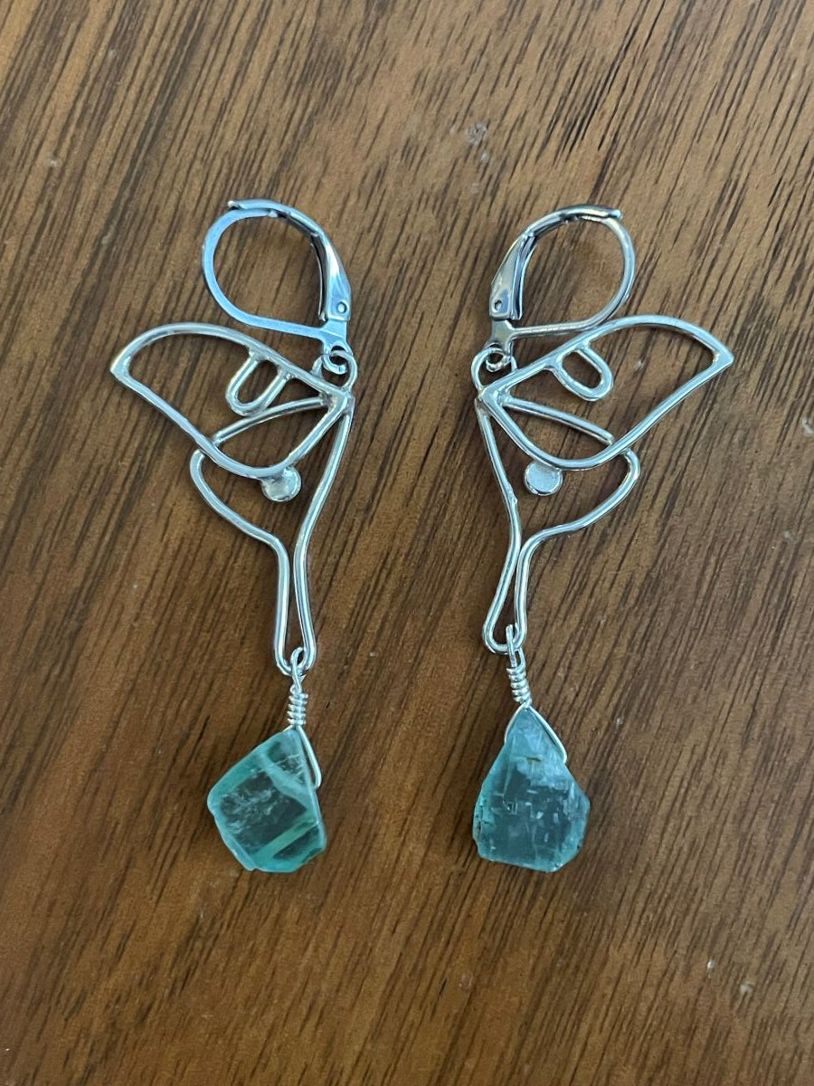 Luna Moth Earrings