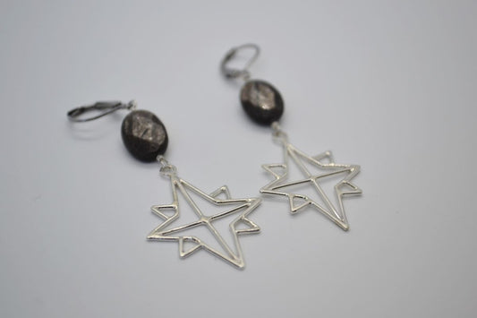 True North Star Earrings