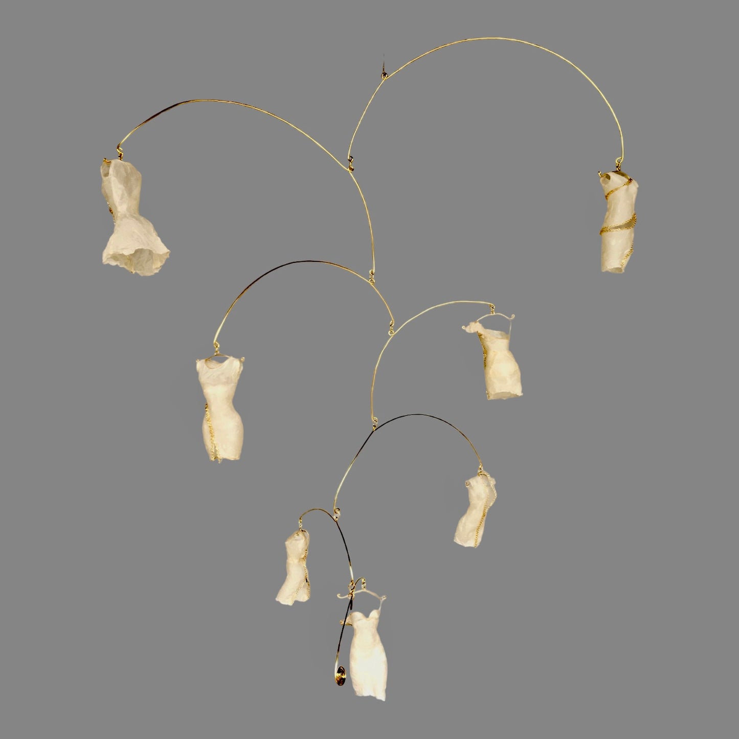 “Unzipped” hanging mobile