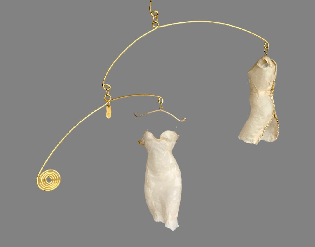 “Unzipped” hanging mobile