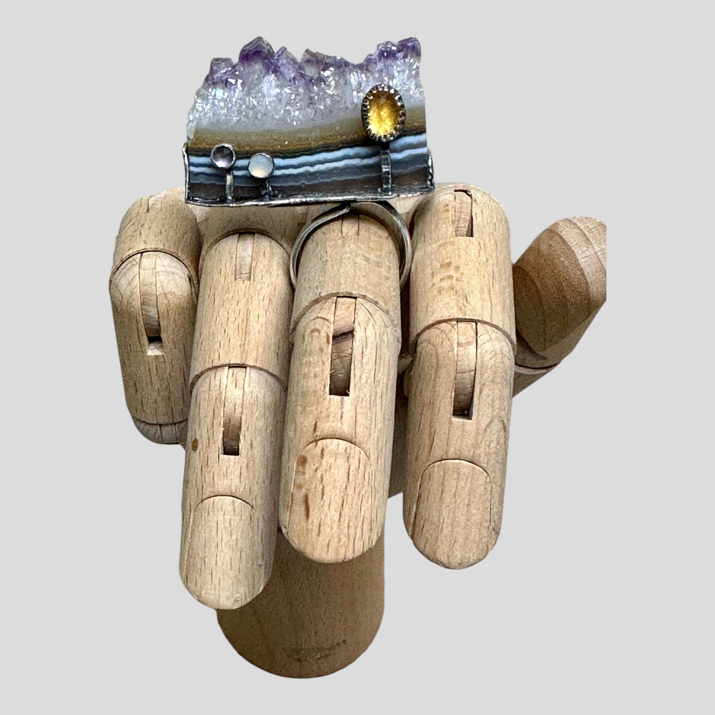 “Purple Mountain Majesty” Adjustable Ring