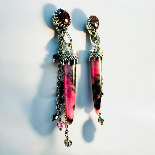 Pinkness Sterling Silver Earrings