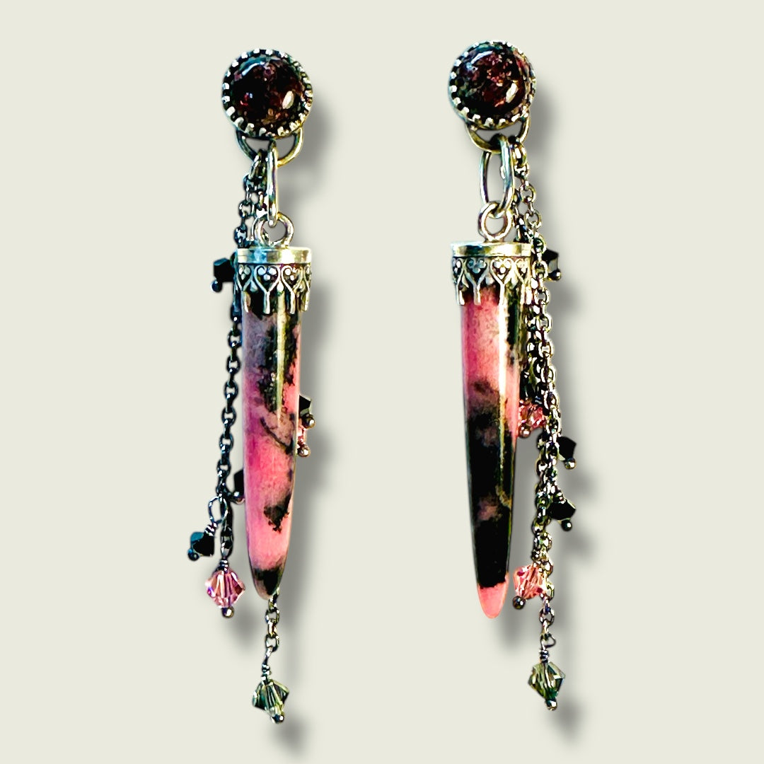 Pinkness Sterling Silver Earrings