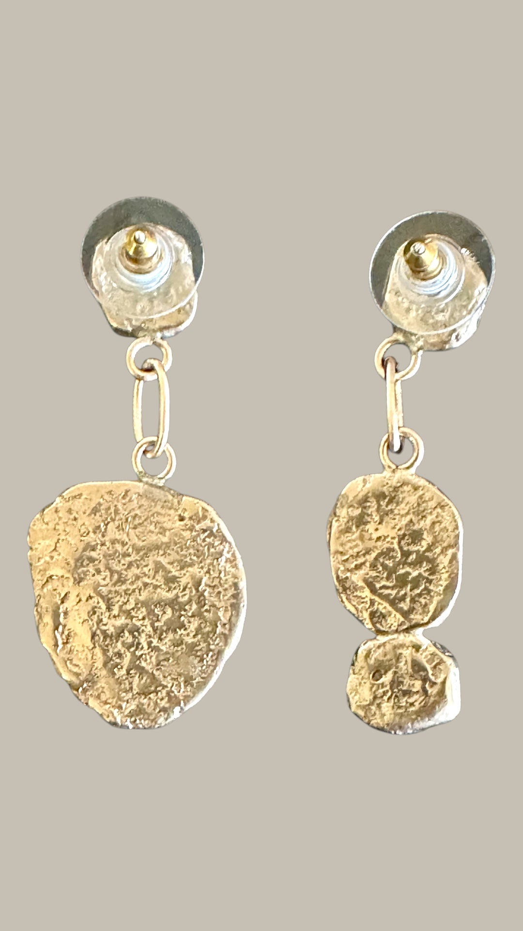 Bronze Age Dangle Earrings - Large