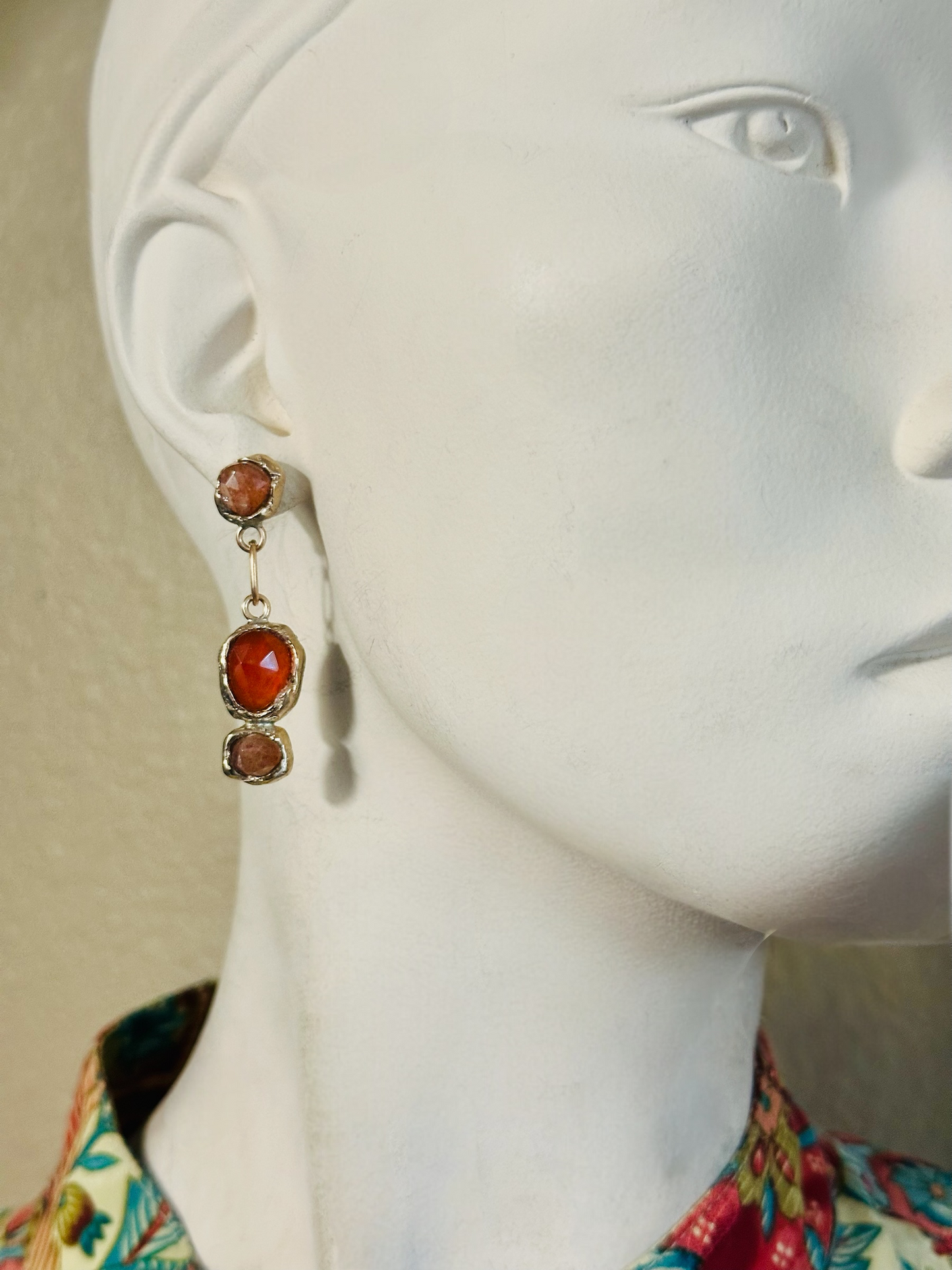 Bronze Age Dangle Earrings - Large