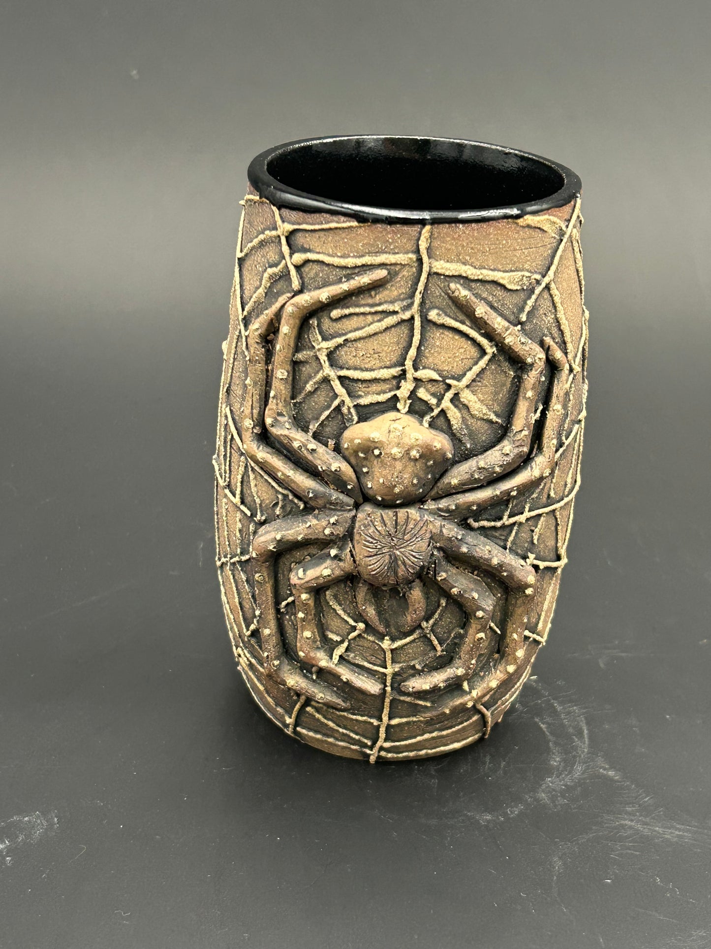 Cat Faced Spider Vase (small)