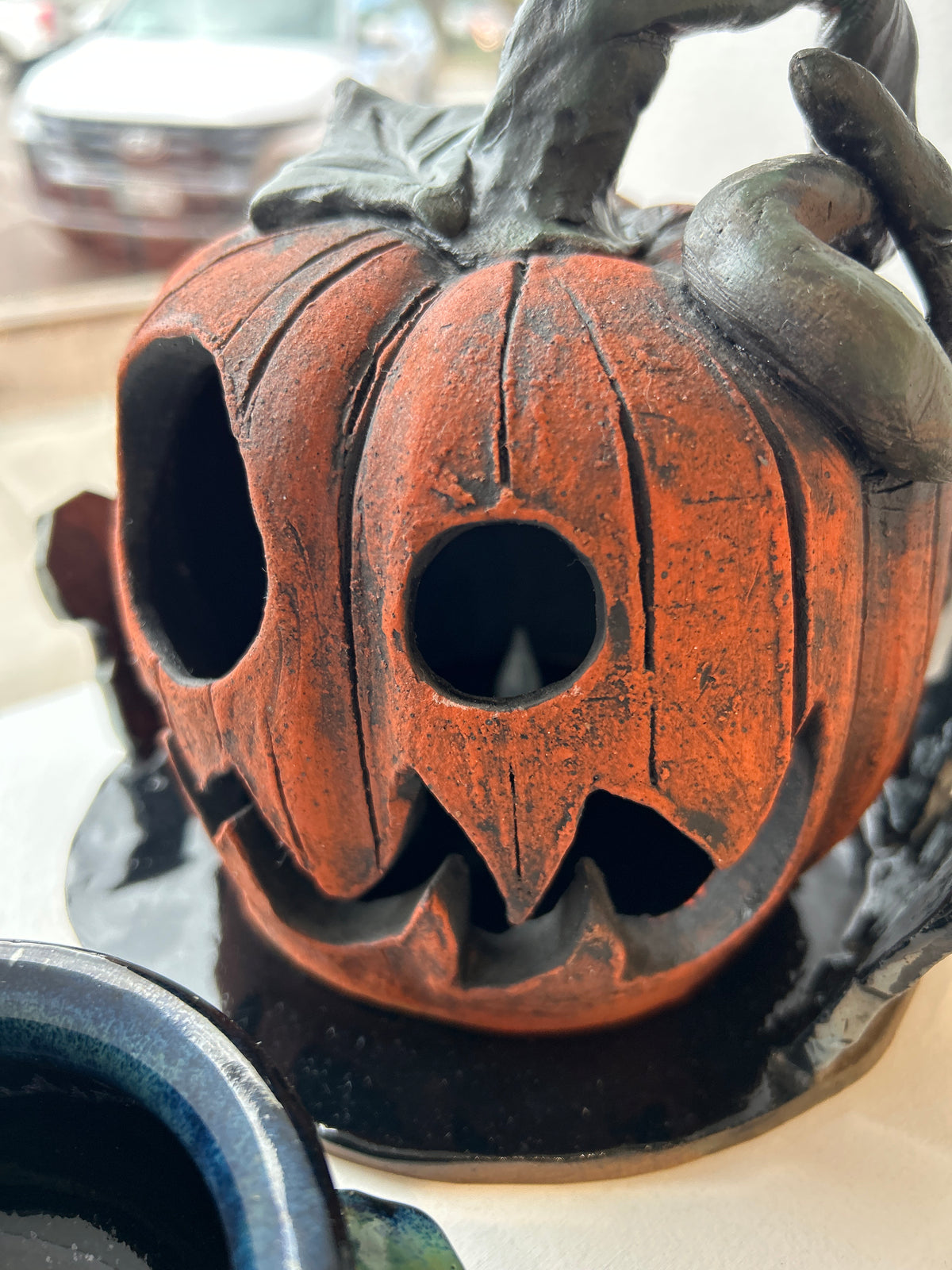 Jack O Lantern Luminary with Base