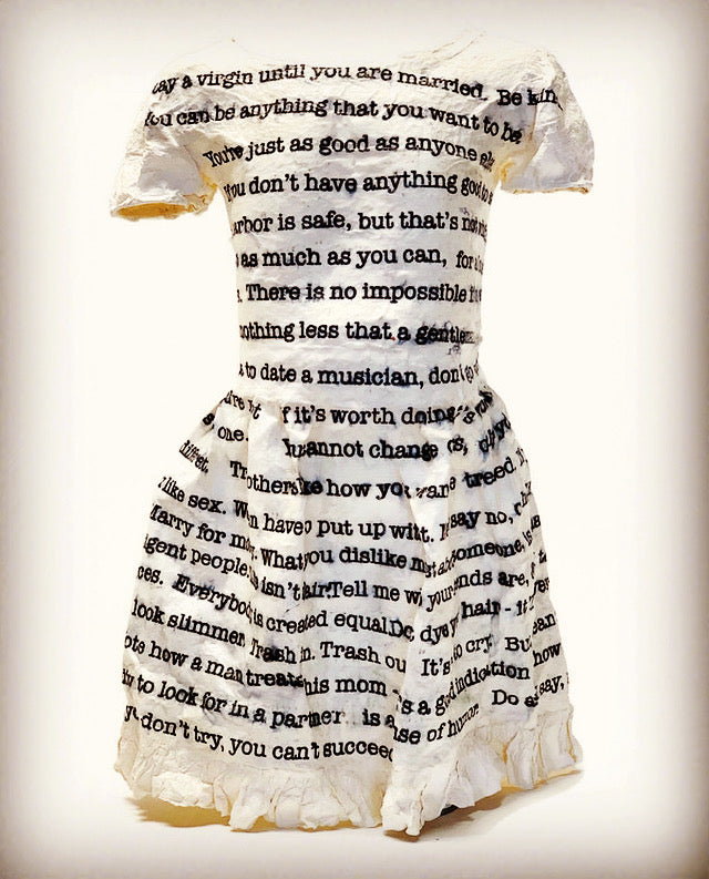 Mother’s Advice Toddler Dress Sculpture