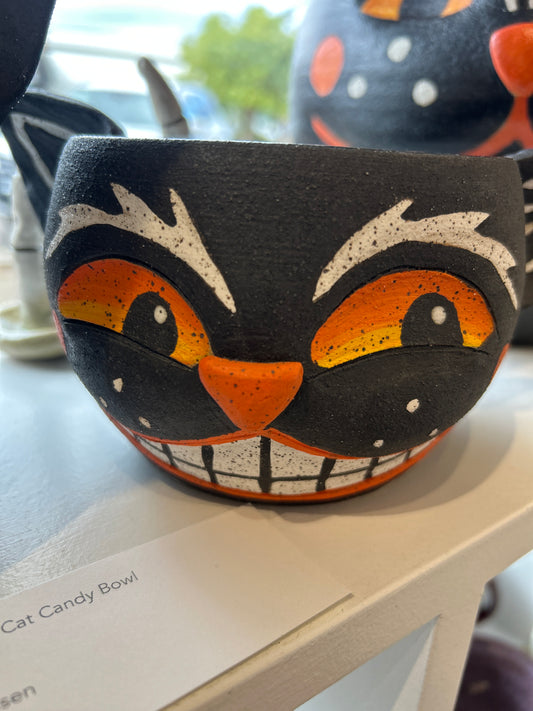 Small Black Cat Candy Bowl