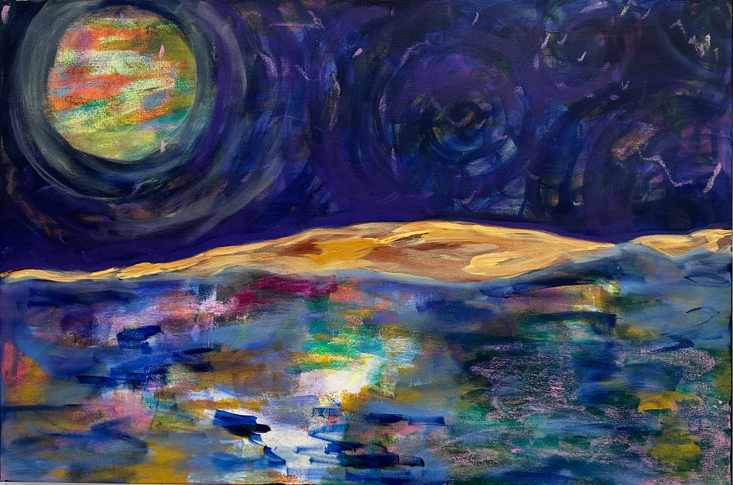 Seascape Dreaming - 4x6" Archival Print - Matted for 5x7" Frame