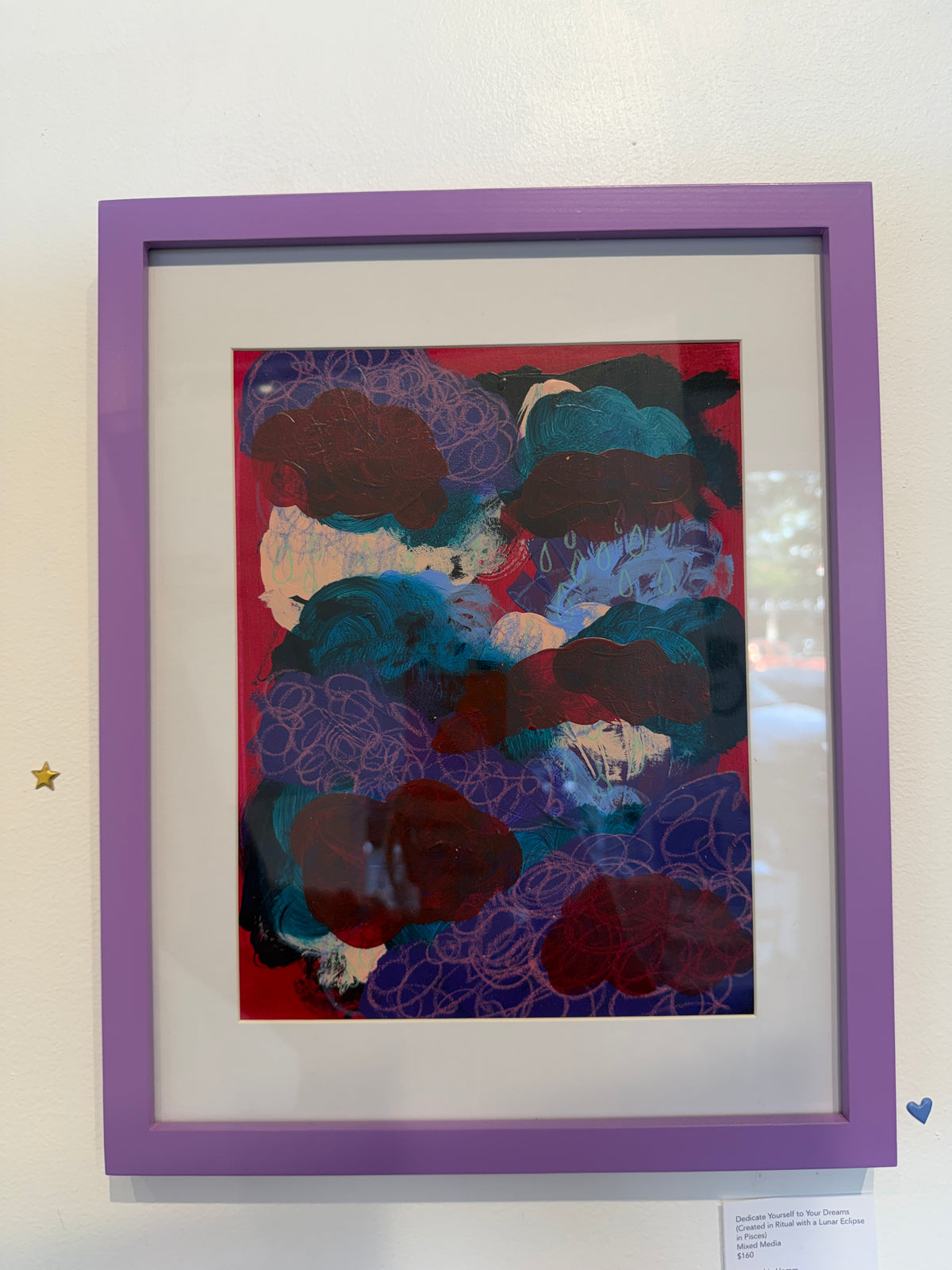 Dedicate Yourself to Your Dreams (Painted in Ritual with a Lunar Eclipse in Pisces)