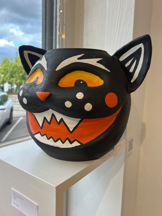 Extra Large Black Cat Candy Bowl