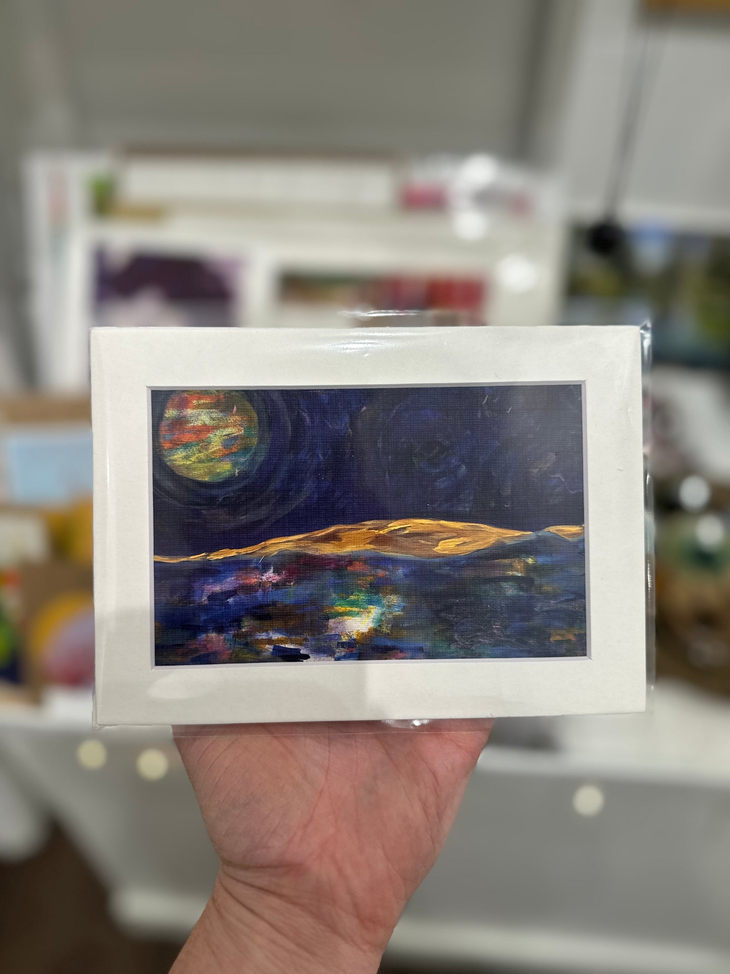 Seascape Dreaming - 4x6" Archival Print - Matted for 5x7" Frame