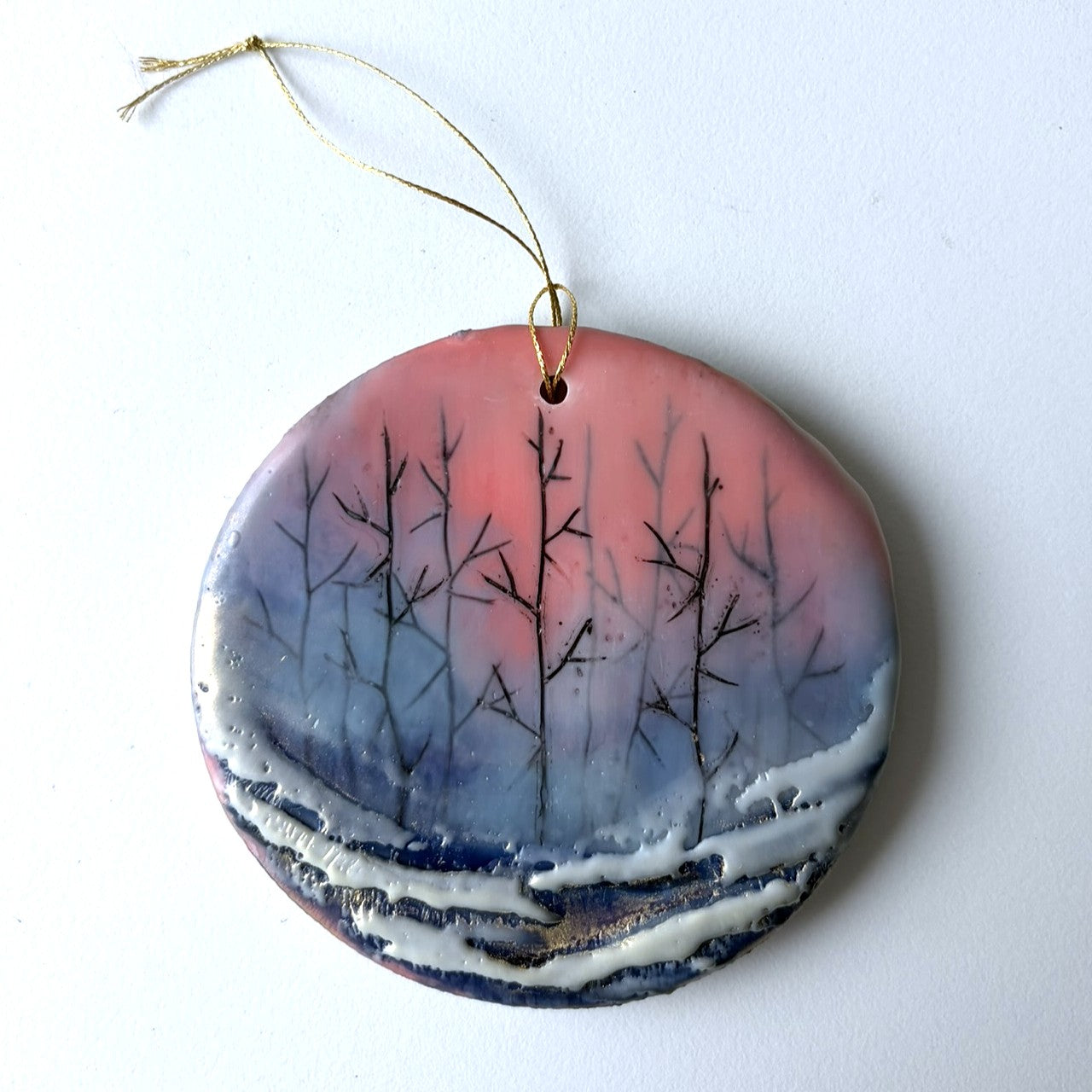 Encaustic Ornaments - Assorted Colors