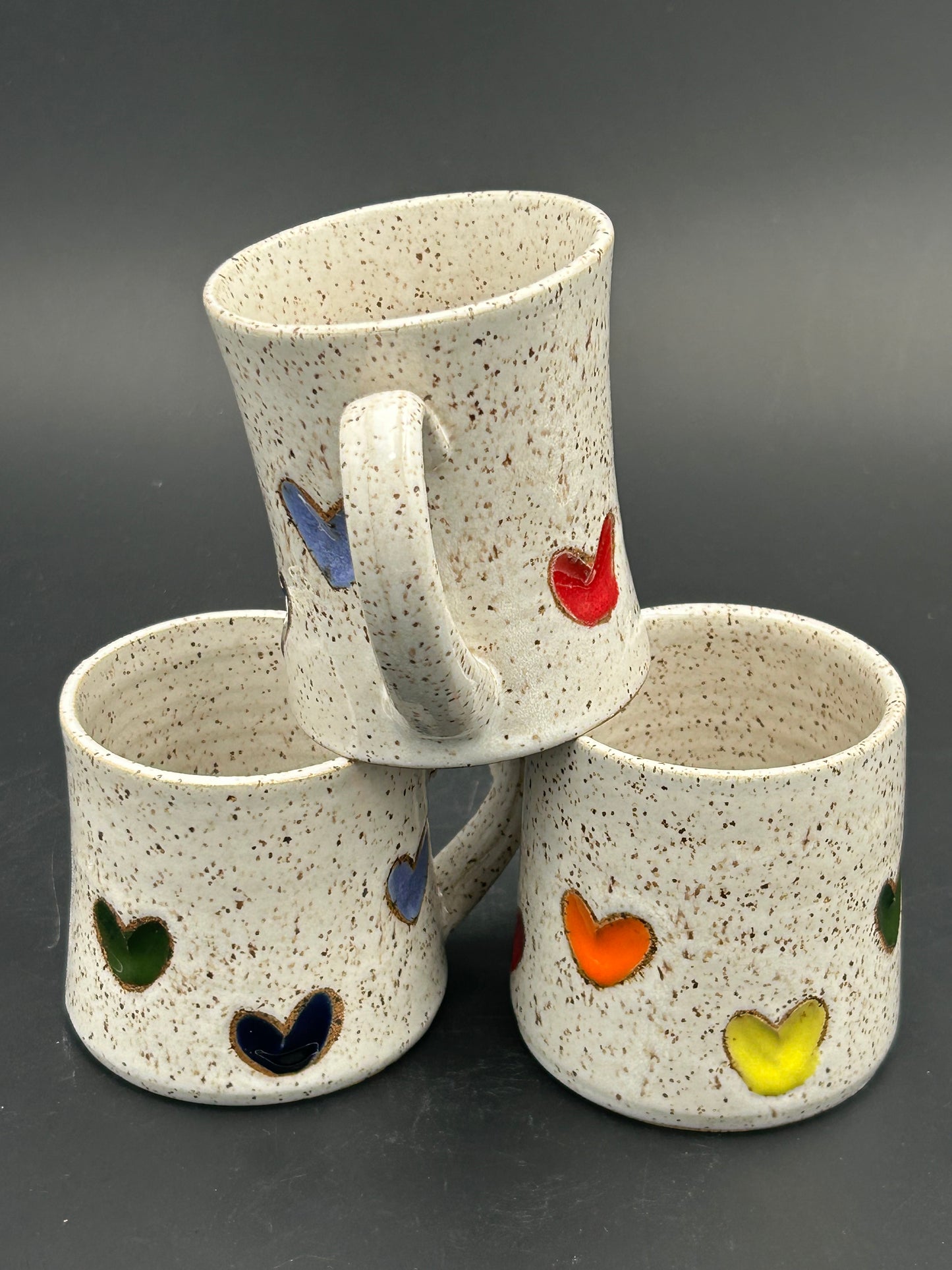 PRIDE: Rainbow Hearts Mug
