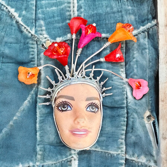 “Queen Barbie” Brooch/Pendant