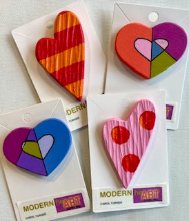 MODERN heART LAPEL PIN