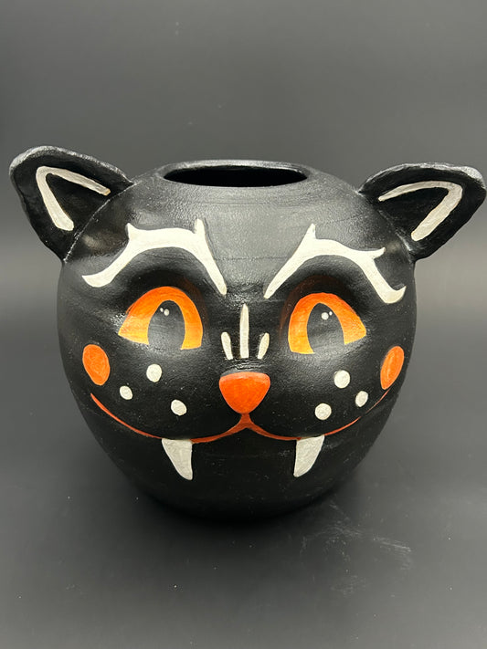 Black Cat Candy Bowl Medium