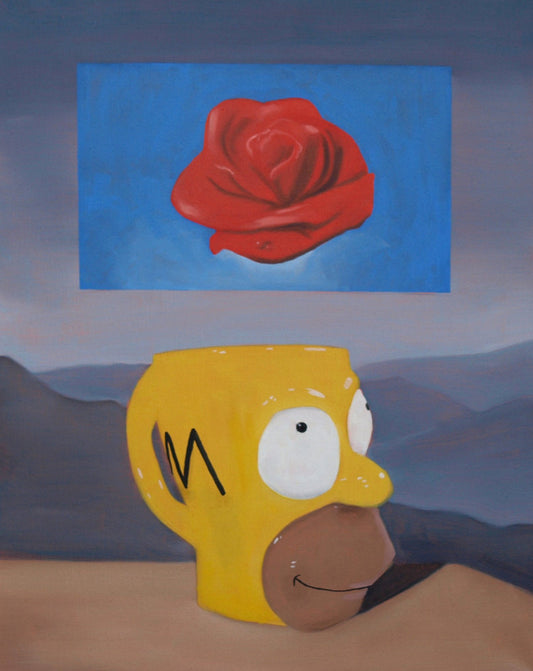 'Dream of an Impossible Rose' painting by Cymon Padilla