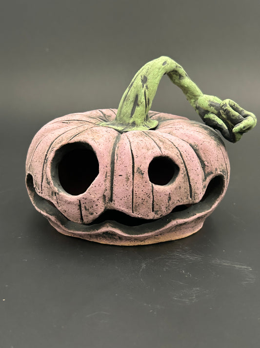 Purple Jack O Lantern Luminary