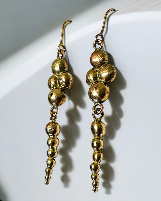 “Women Have Tales” Bronze Earrings