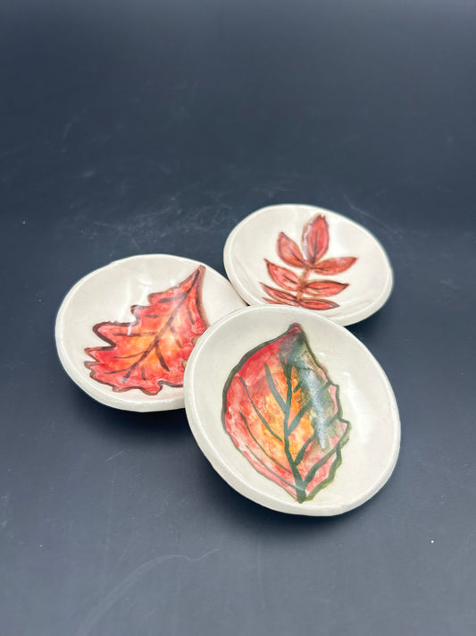Fall Leaf Trinket Dish