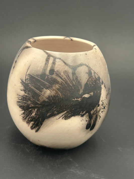 Largish Raku Pot