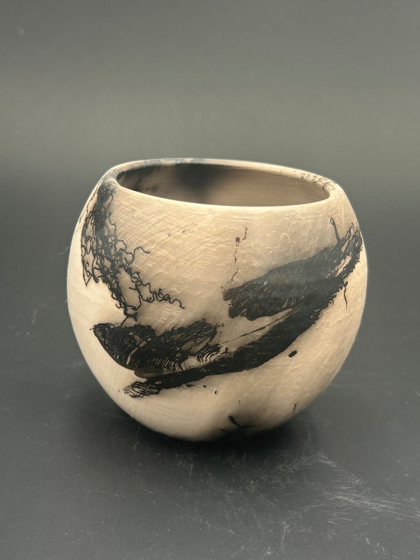 Small Raku Pot
