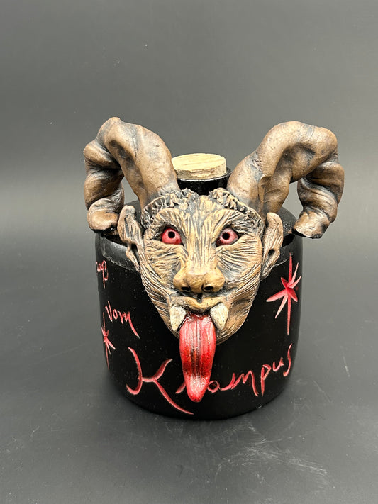 Sculptural Krampus Jug