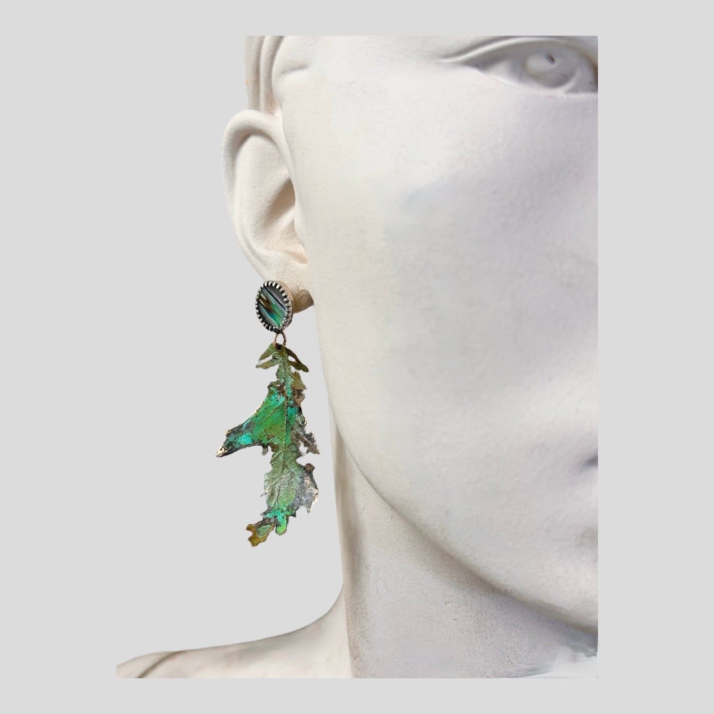 "Scrub Oak Leaf" Earrings