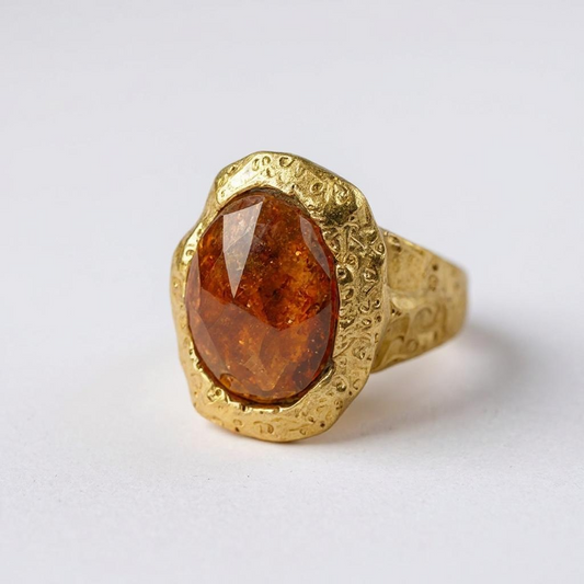 Bronze Age Sunstone Ring