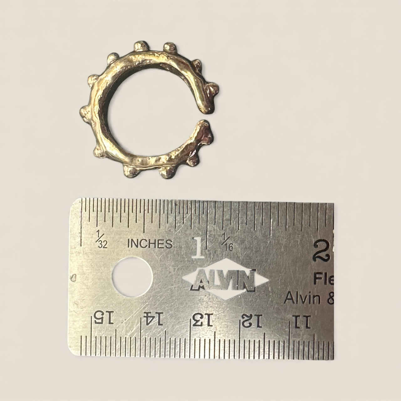 Galleon Ring in Golden Bronze