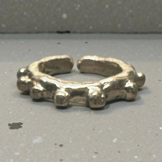 Galleon Ring in Golden Bronze