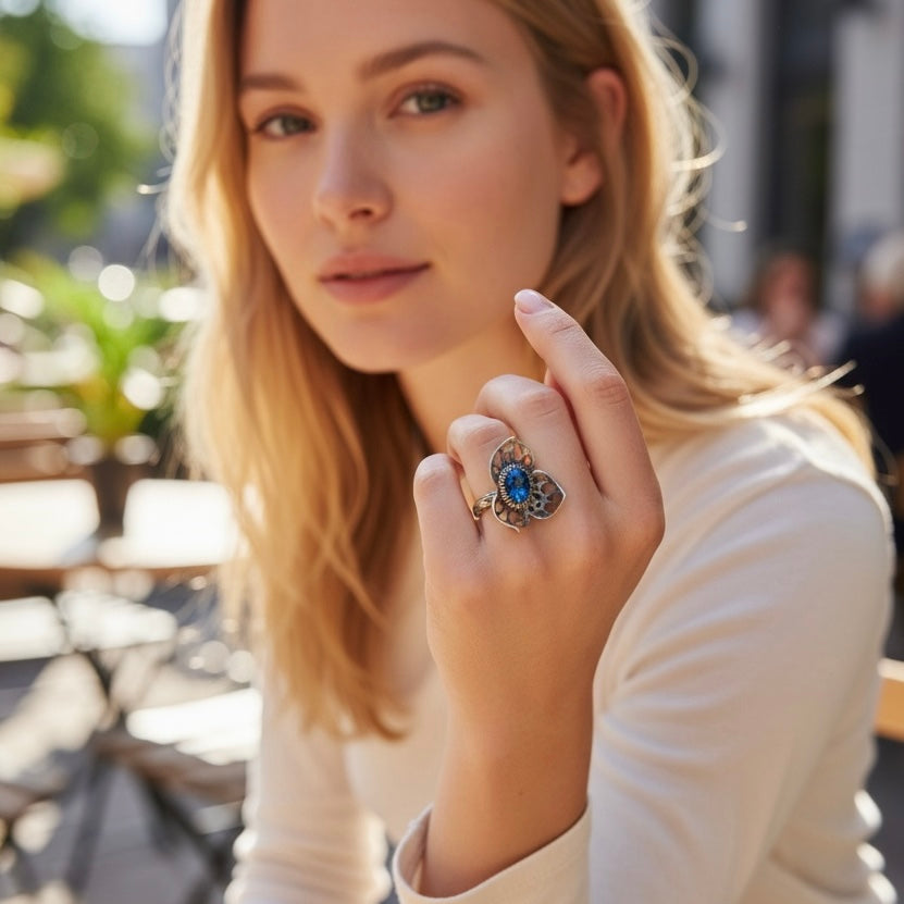 Tourmaline Ring in Sterling Silver