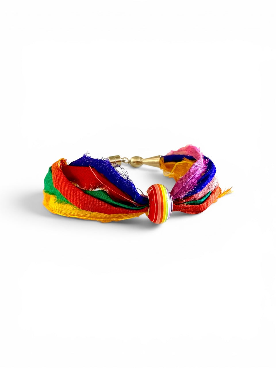 Sari Ribbon Bracelet - Rainbow