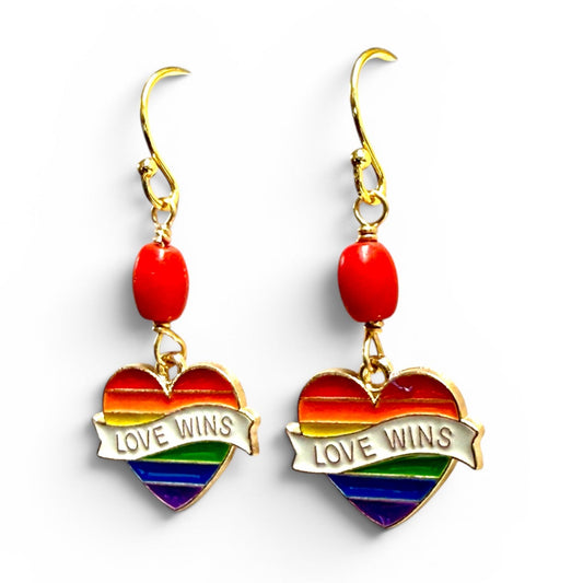 Pride Earrings - Love Wins