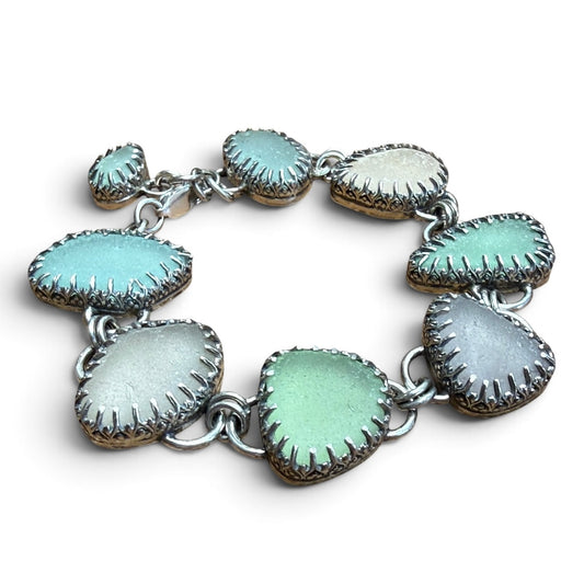 Pastel Sea Glass Bracelet