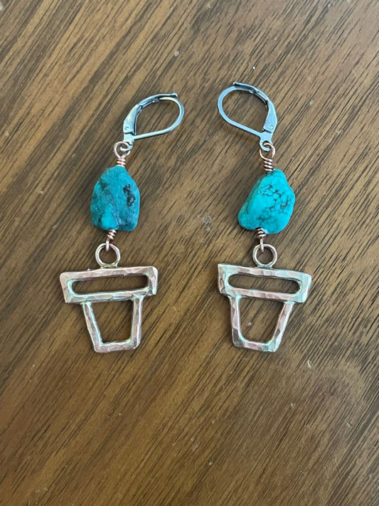 Potted Plant Earrings