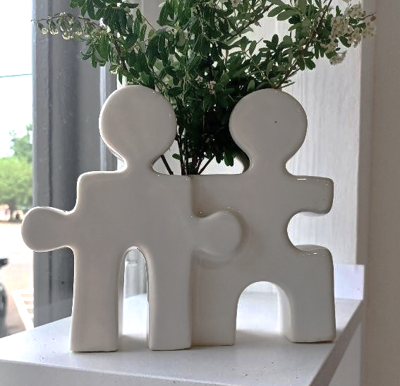 Puzzel People Vase