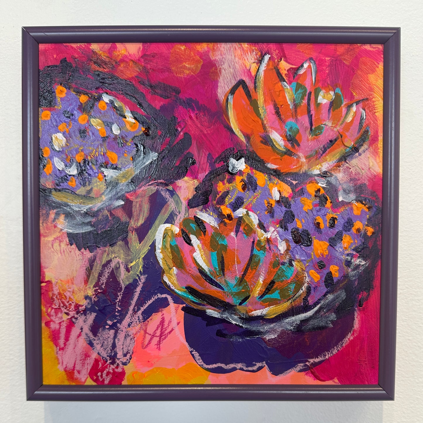 Reinvent Yourself • New Moon in Aries Ritual Painting (Custom Framed)