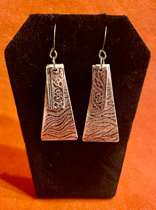 Patterned Aluminum Earrings