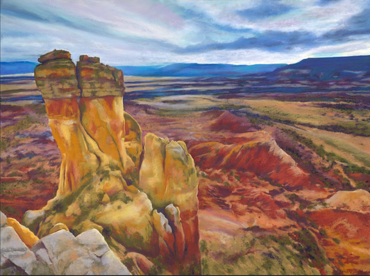 Red Painted Rocks